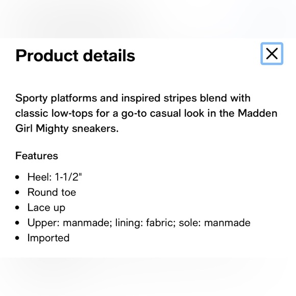 MADDEN GIRL MIGHTY PLATFORM LACE UP SNEAKERS - Picture 7 of 7